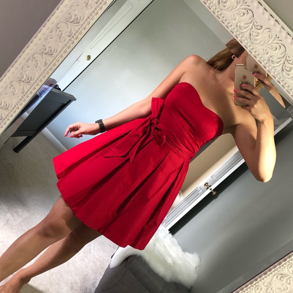 Red dress